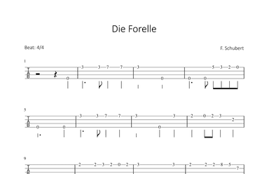 Die Forelle (arr. Bettina Schipp)