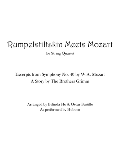 Rumpelstiltskin Meets Mozart for String Quartet (arr. Belinda Stohner, Oscar Bustillo)