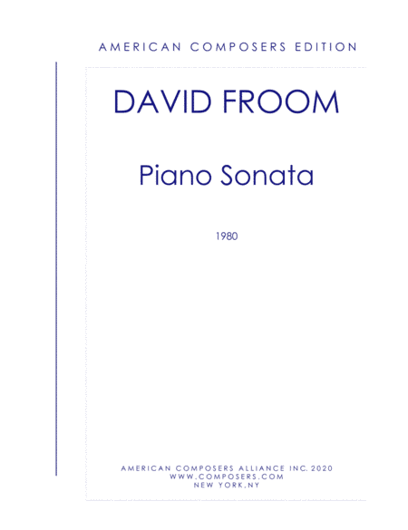 [Froom] Piano Sonata