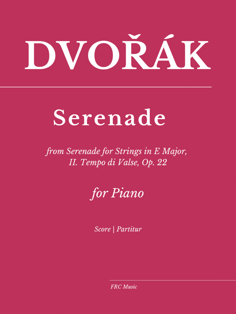 Serenade for Strings in E Major, II. Tempo di Valse, Op. 22 (for Piano Solo) (arr. Flavio Regis Cunha)