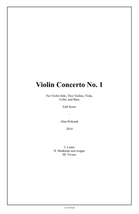Violin Concerto No. 1