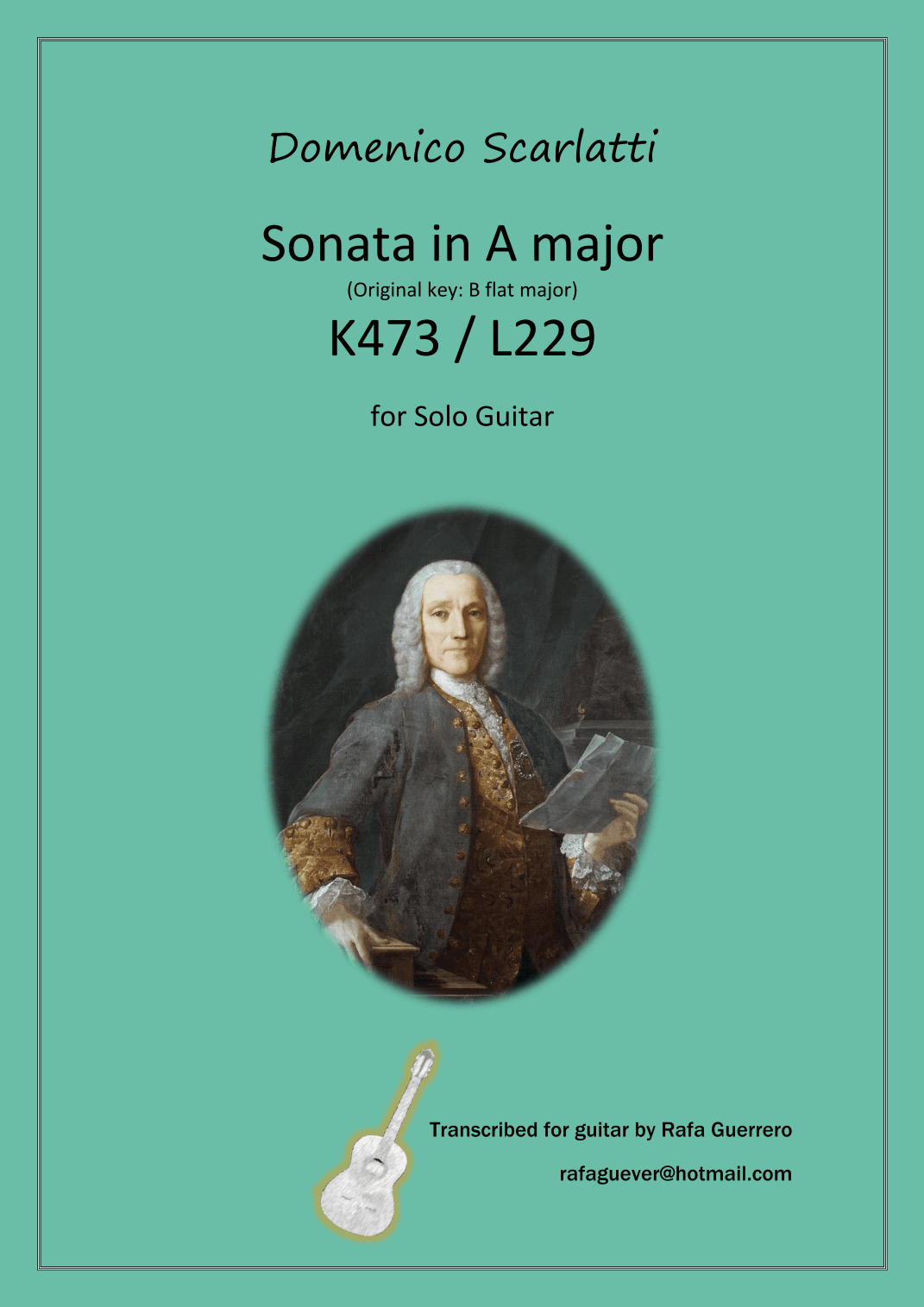 Sonata K473 / L229 (arr. Rafa Guerrero)