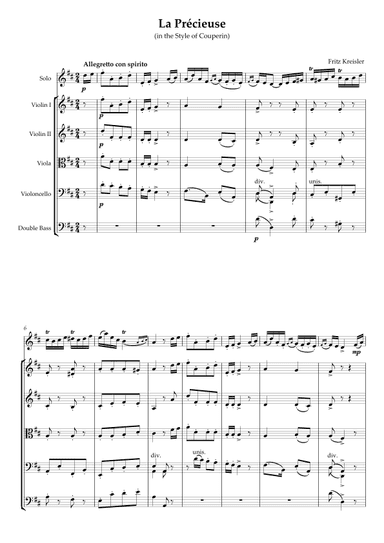 La Précieuse (in the Style of Couperin) (arr. A.G.)