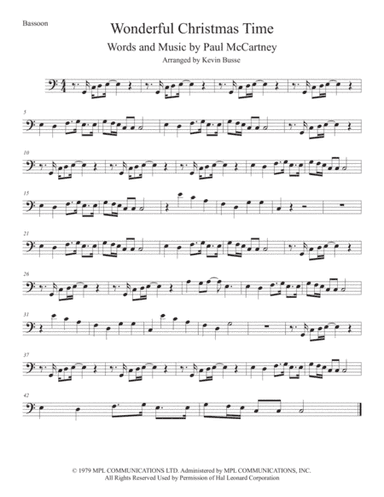 Wonderful Christmastime (arr. Kevin Busse)