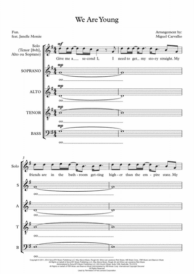 We Are Young (arr. Miguel Carvalho)