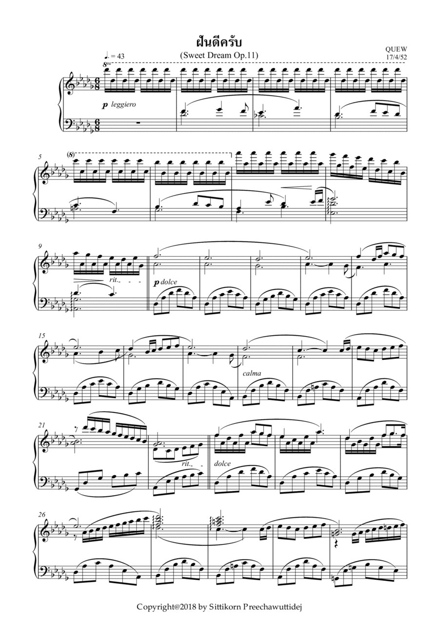 Op.11 Sweet Dream [Dr.QUEW]