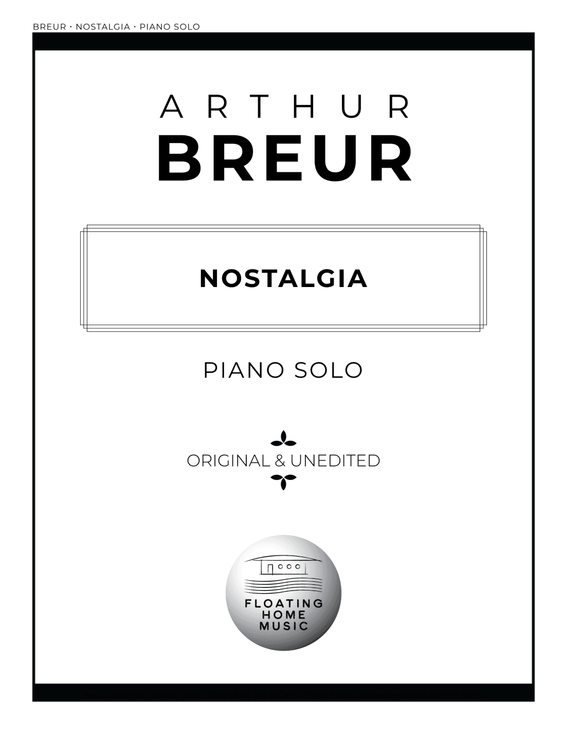 Nostalgia - Piano Solo