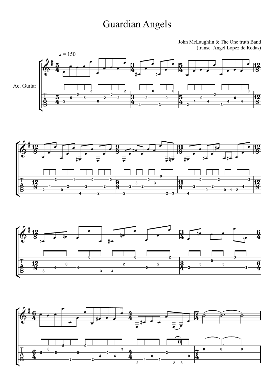 Guardian Angels (arr. Ángel López de Rodas del Mármol)