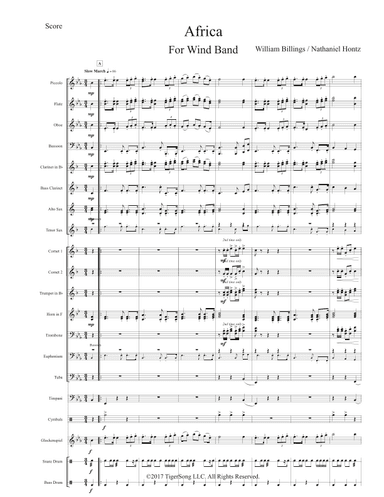 Africa (Now Shall My Inward Joys Arise) (arr. Nathaniel Hontz)