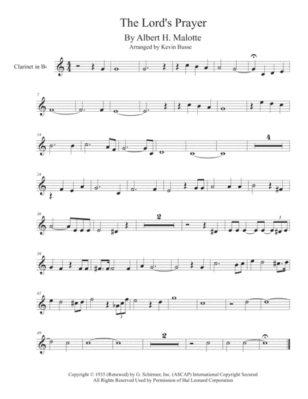 The Lord's Prayer (arr. Kevin Busse)