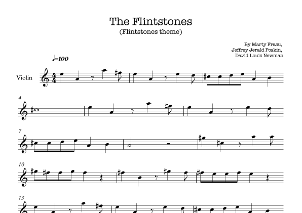 The Flintstones (arr. E.P)