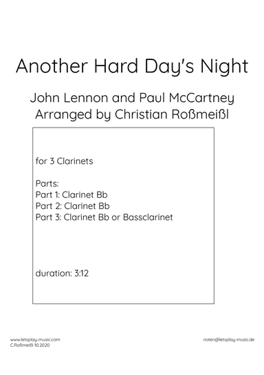 A Hard Day's Night (arr. Christian Roßmeißl)