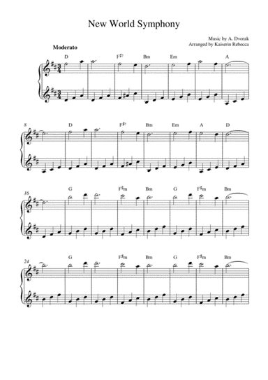 New World Symphony (Music box version) (arr. Kaiserin Rebecca)