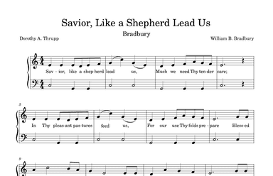 Savior, Like a Shepherd Lead Us (arr. Colby Gordon)