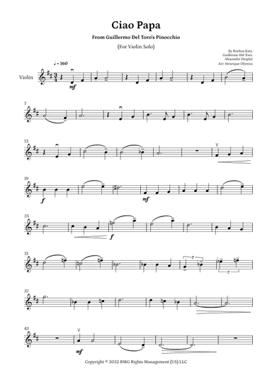 Ciao Papa (arr. Henrique Oliveira)