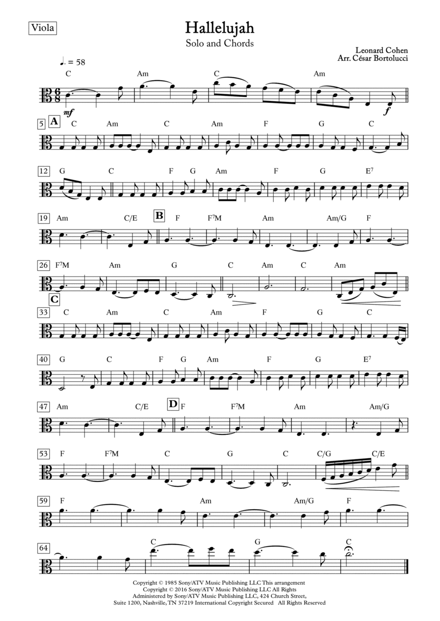 Hallelujah (arr. ACT Bortolucci)