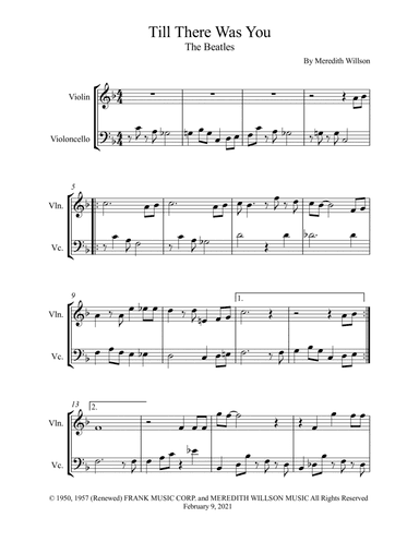 Till There Was You (arr. Wesley S. SIlva)