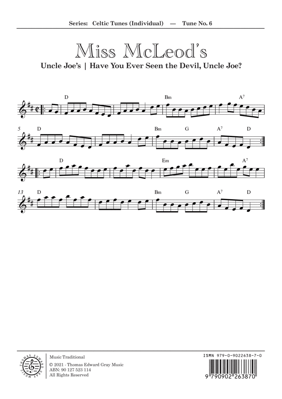 Miss McLeod's (arr. Thomas Gray)