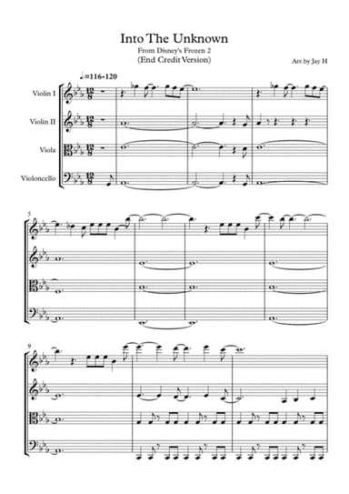Into The Unknown (arr. Jay Heo)