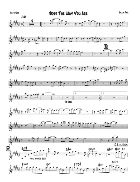 Just The Way You Are (arr. Maurizio Leoni)