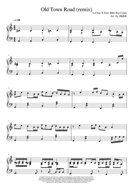 Old Town Road (remix) (arr. RKKR)