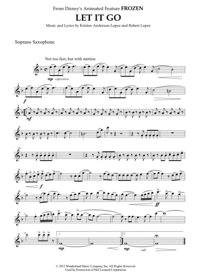 Let It Go (from Frozen) (arr. Diego Marani)