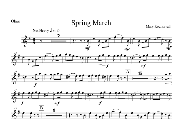 Spring March: OBOE PART