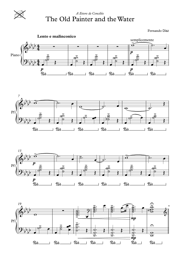 The Old Painter and the Water