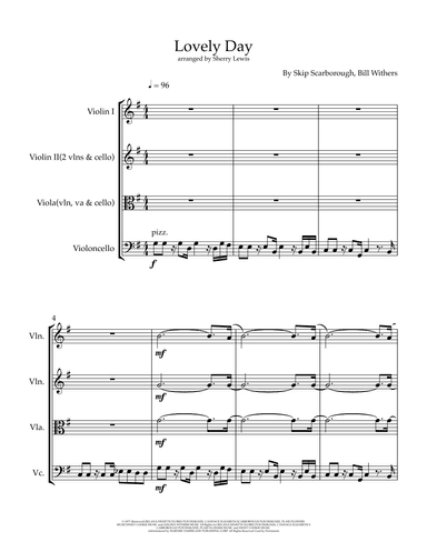 Lovely Day (arr. Sherry Lewis)