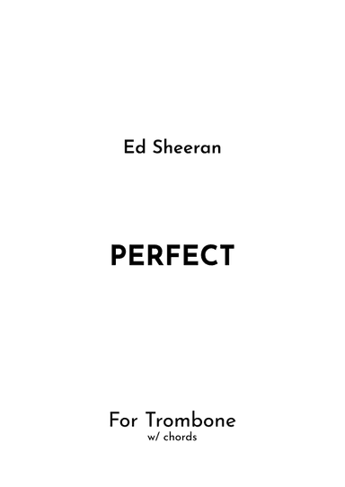Perfect (arr. Jireh J.)