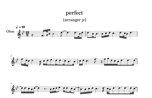 Perfect (arr. julio cesar)