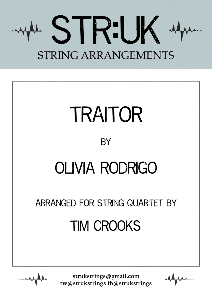 Traitor (arr. Tim Crooks)