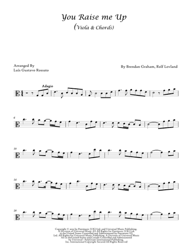 You Raise Me Up (arr. Luís Gustavo Rossato)