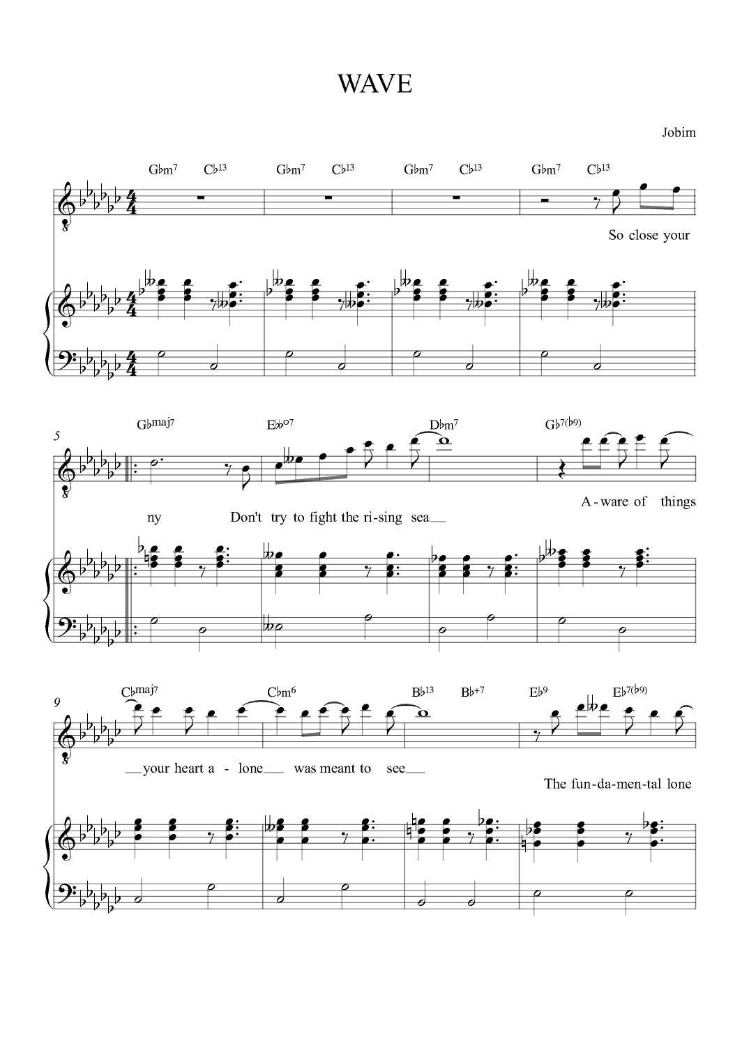 Wave (arr. Alex Nunes Rodriguez)