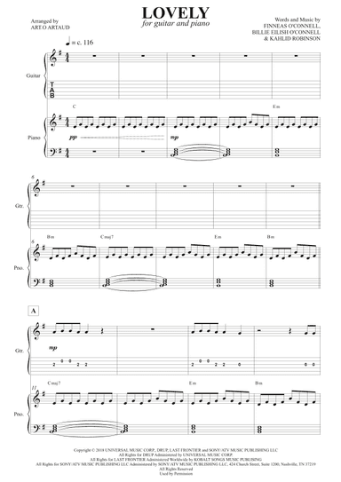 Lovely (arr. Art.o Artaud)