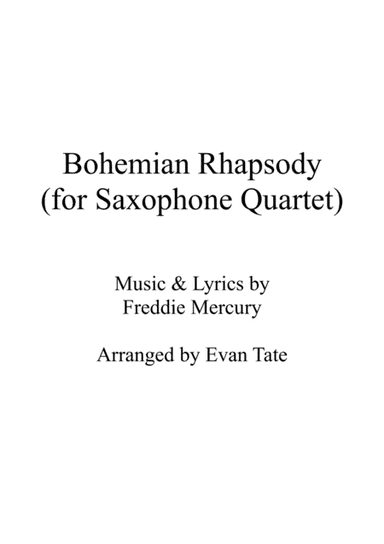 Bohemian Rhapsody (arr. Evan Tate)