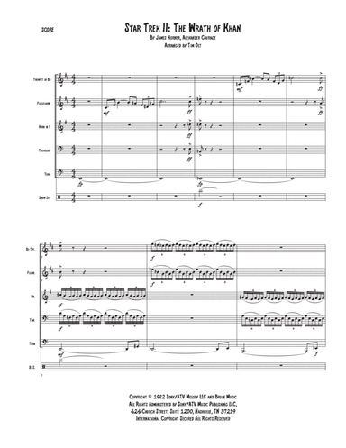 Star Trek(r) II - The Wrath Of Khan (arr. Tim Olt)