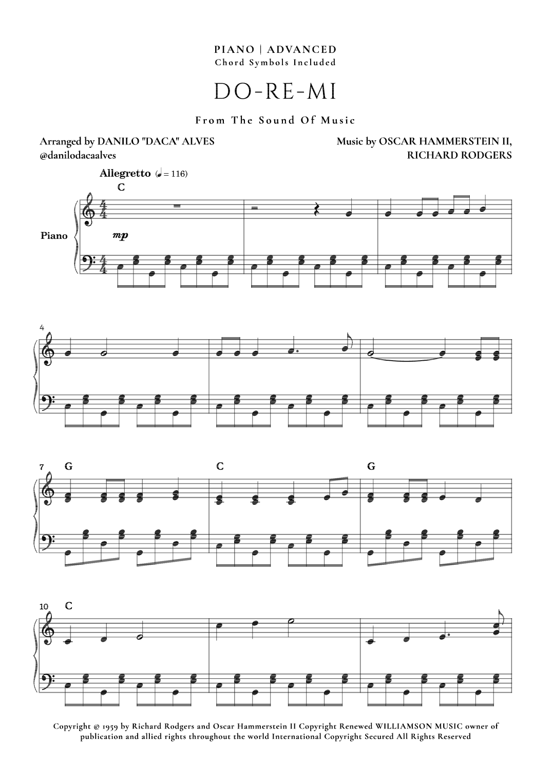 Do-re-mi (arr. Danilo "Daca" Alves)
