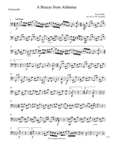 A Breeze from Alabama (arr. Nick Lacanski)