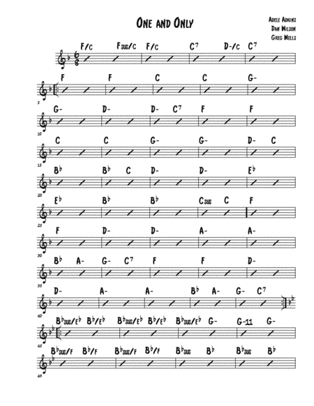 One And Only (arr. Audioblyca)