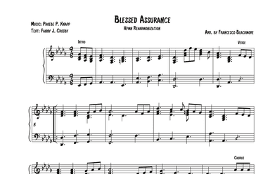 Blessed Assurance (Hymn Reharmonized) (arr. Francesco Blackmore)
