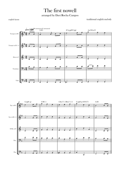 The First nowell (arr. Davi Rocha Campos)