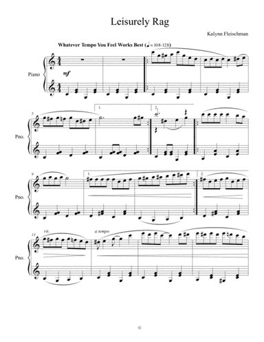 Leisurely Rag