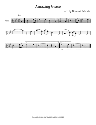 Amazing Grace (arr. Dominic Meccia)