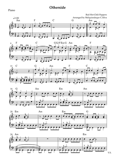 Otherside (arr. Melquisedeque C.Silva)