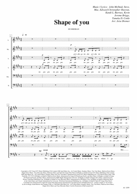 Shape Of You (arr. Jetse Bremer)
