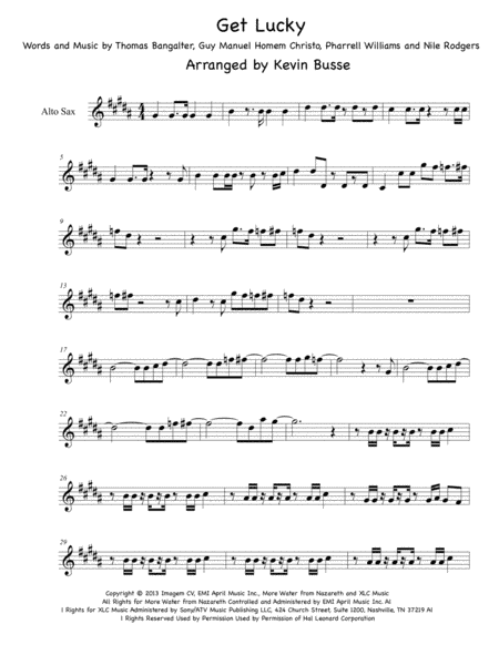 Get Lucky (arr. Kevin Busse)