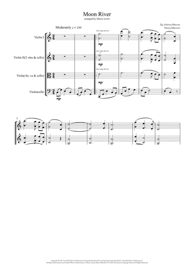 Moon River (arr. Sherry Lewis)