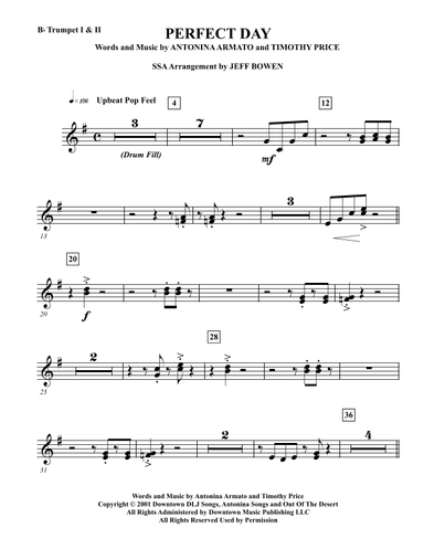Perfect Day (arr. Jeffrey Bowen)