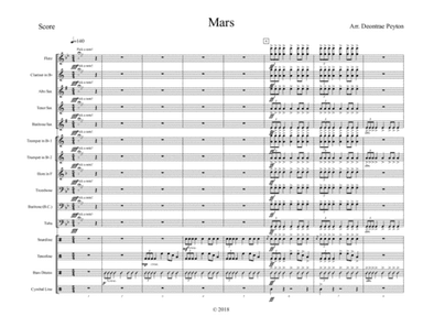 Mars for Marching Band (arr. Deontrae Peyton)